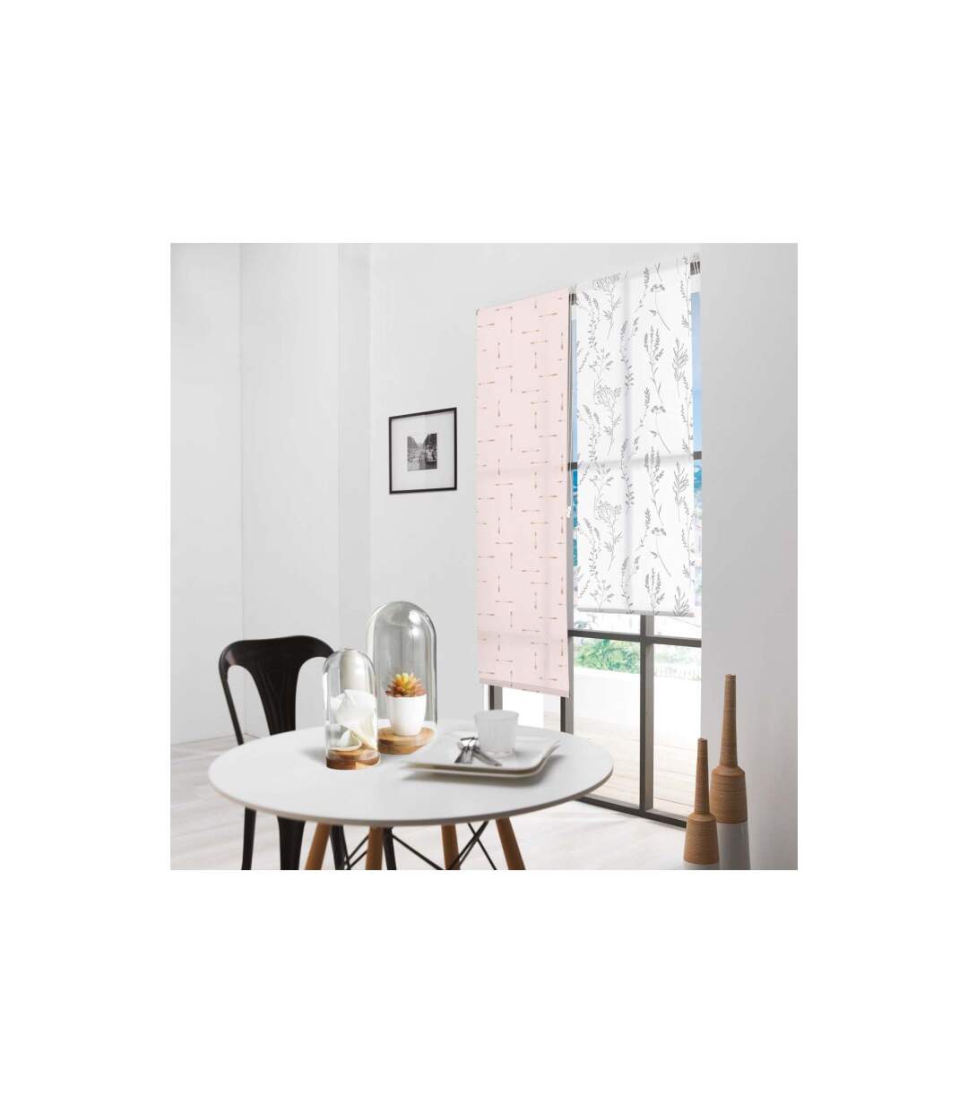Store Enrouleur Tamisant Forelista 120x180cm Blanc-3
