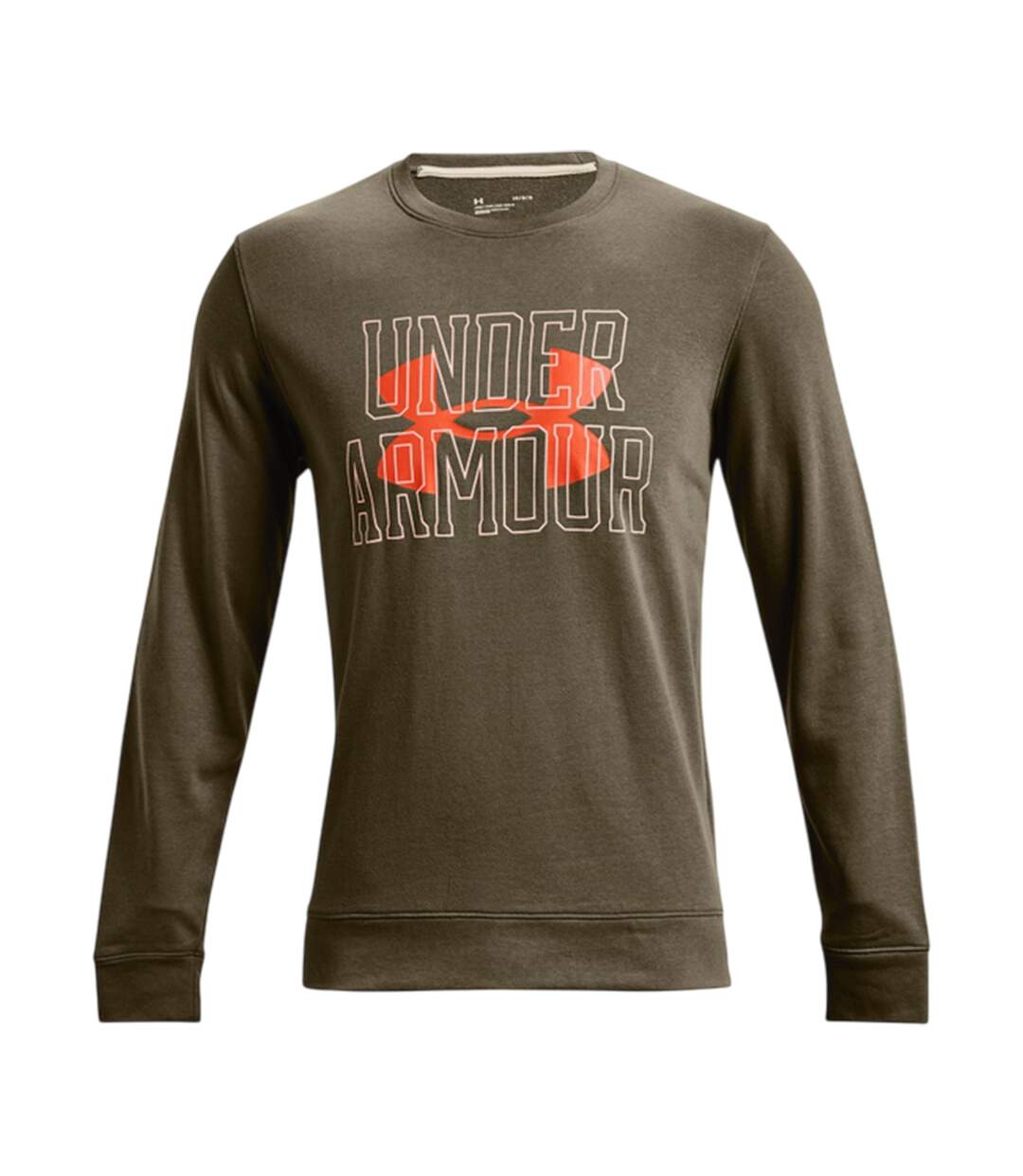 Sweat Rival Terry Homme Vert Under Armour-2