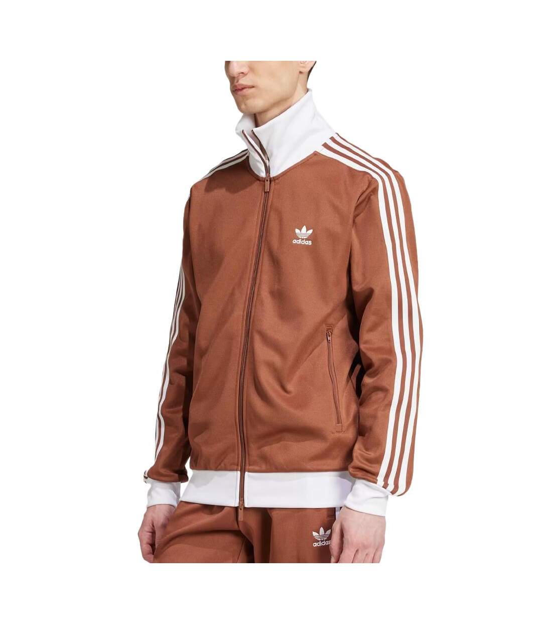 Veste marron homme adidas beckenbauer - m-1