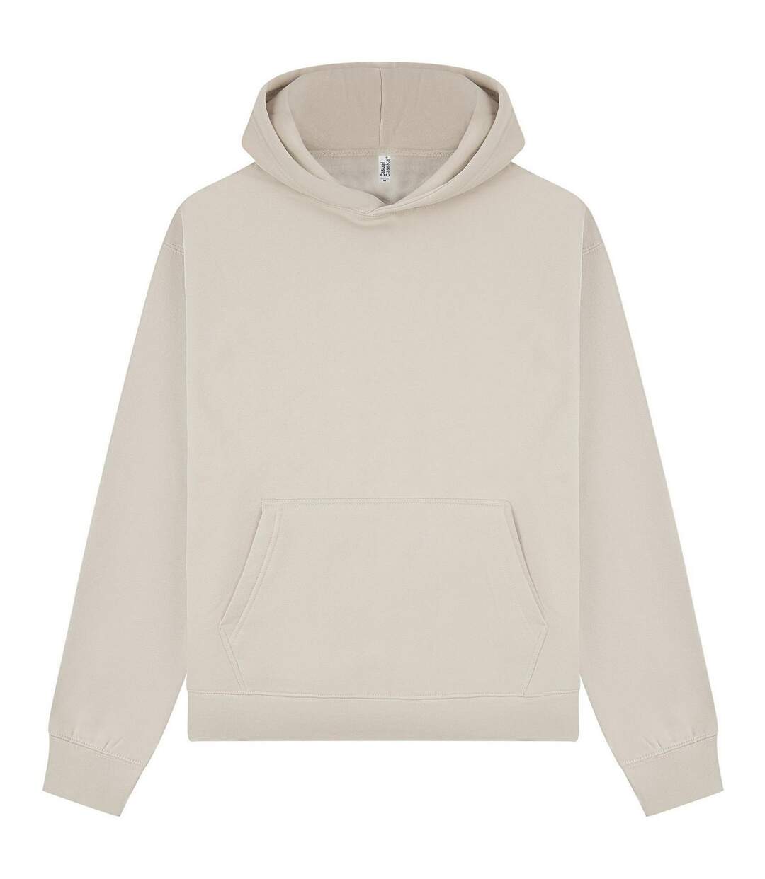Unisex adult premium combed cotton boxy oversized hoodie stone Casual Classics-1