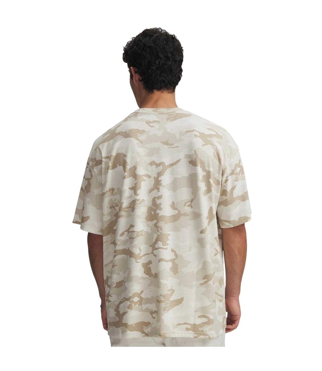 T-shirt Homme Beige Gris Blanc Under Armour-2