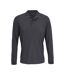 Polo Adulte Gris Foncé Uni SOLS-1