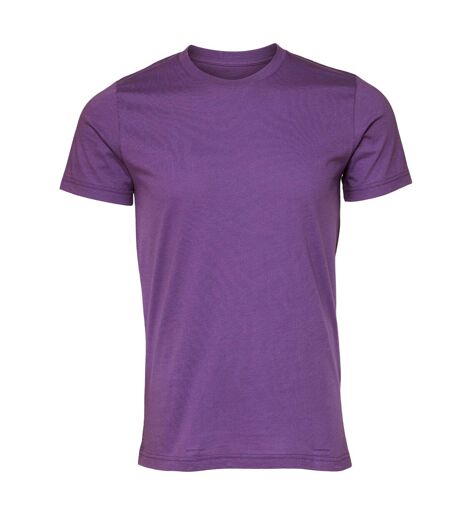 Canvas Unisex Jersey Crew Neck Short Sleeve T-Shirt (Royal Purple) - UTBC163