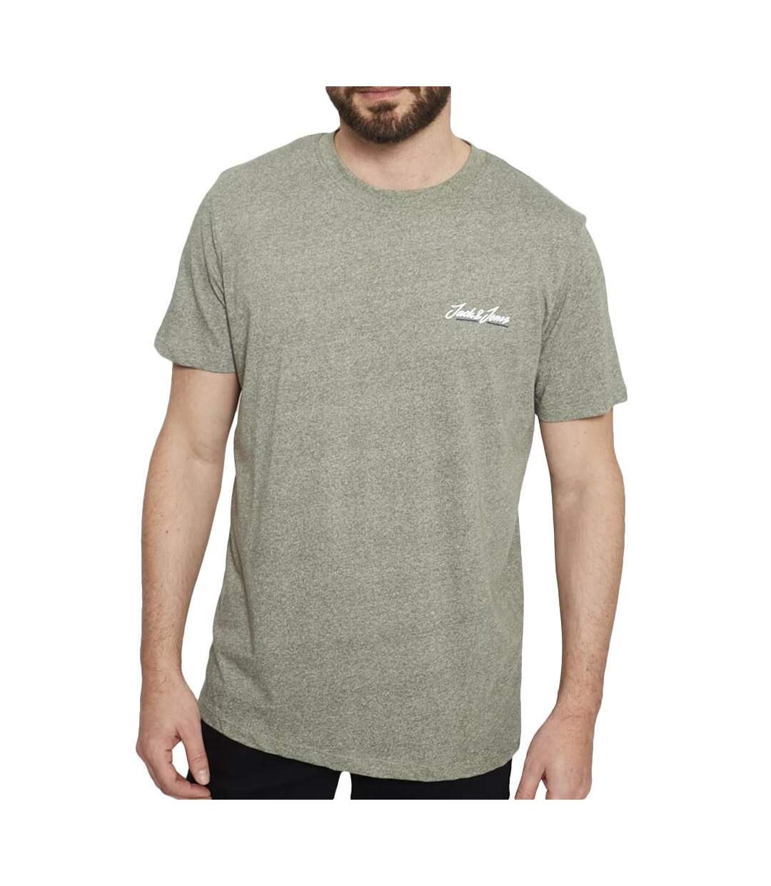 T-shirt kaki homme jack & jones htons - 3xl-1