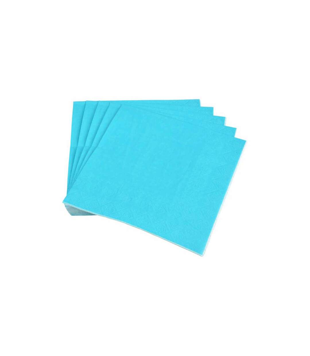 Lot de 20 Serviettes en Papier Vitamine 33x33cm Bleu-1