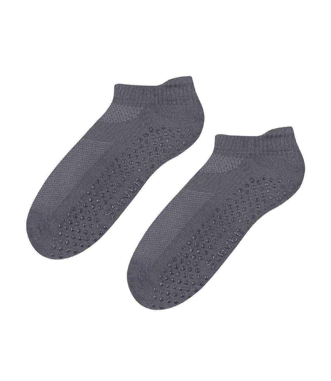 Chaussettes invisibles en coton avec poignées pour femme-2