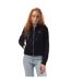 Womens/ladies Studded Logo Full Zip Hoodie Black DKNY-2
