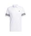 Polo Motif/style Rayé Homme Blanc Adidas-1