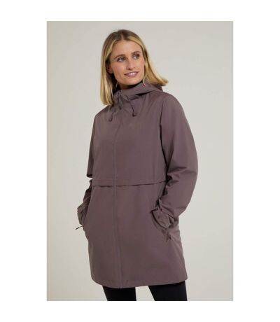 Veste imperméable hilltop femme beige foncé Mountain Warehouse