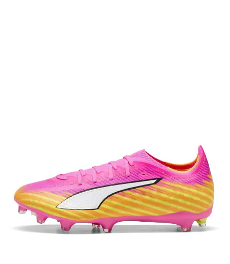 Mens Ultra 5 Match Firm Ground Football Boots Pink Puma