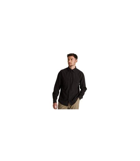 Mens Kiwi Long-sleeved Shirt Black Craghoppers Expert