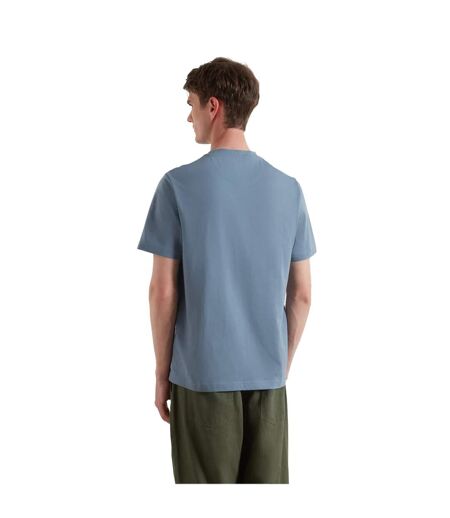 T-shirt Motif/style Logo Homme Blanc Turquoise Farah