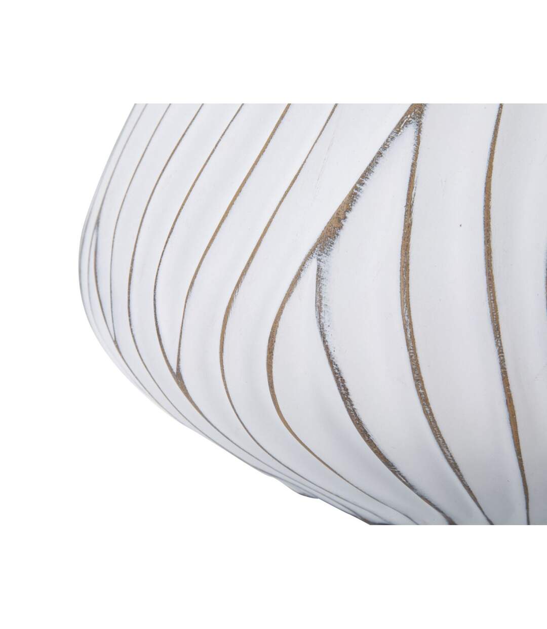 Cache-Pot Design en Relief Honduras 40cm Blanc-4