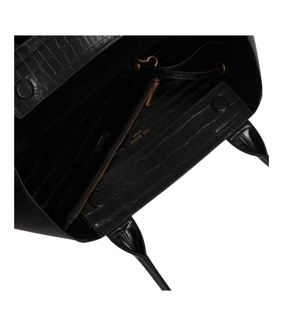 Tote Bag Motif/style Imprimé Crocodile Femme Taille Unique Noir Ted Baker-4