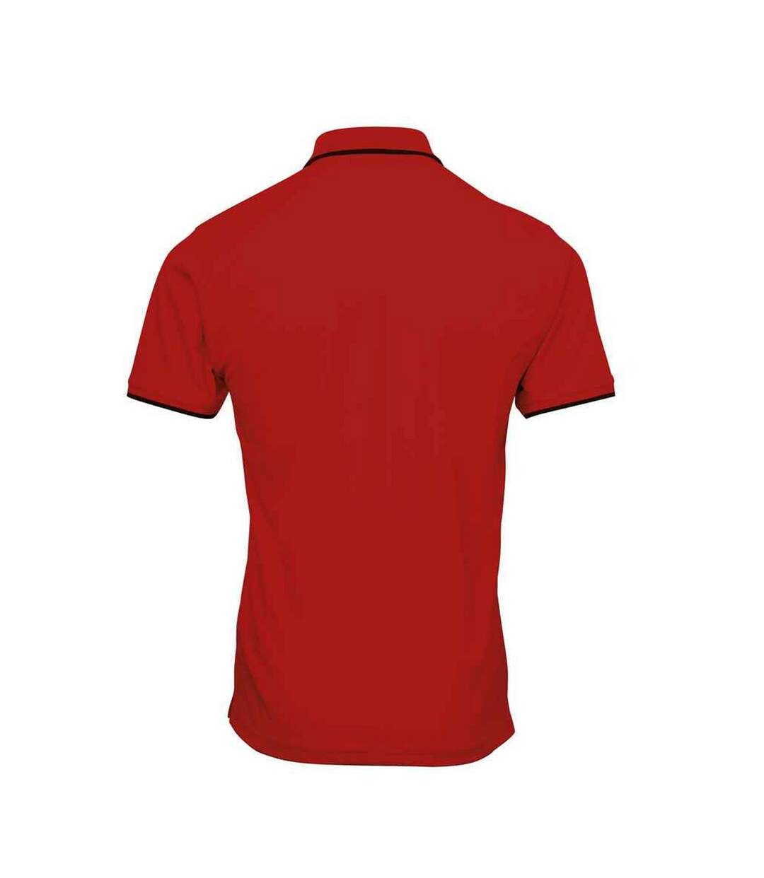 Polo coolchecker homme rouge / noir Premier Premier