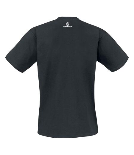 T-shirt Motif/style Symbole Homme Noir Blanc Jaune Overwatch