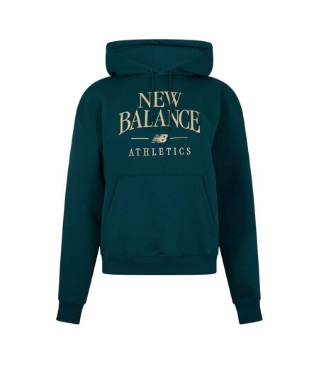 Womens/ladies Trackside Hoodie Navy New Balance