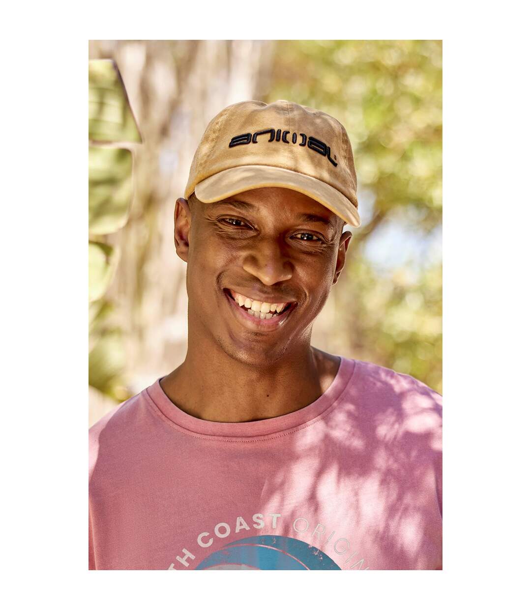 Unisex Adult Louis Organic Baseball Cap Mustard Animal-1