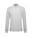 Asquith & Fox Mens Classic Fit Long Sleeved Polo Shirt (White)