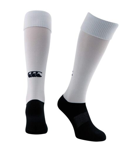 Chaussettes de rugby homme blanc Canterbury