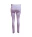 Womens/ladies melange sculpted seamless 3d leggings lilac TriDri