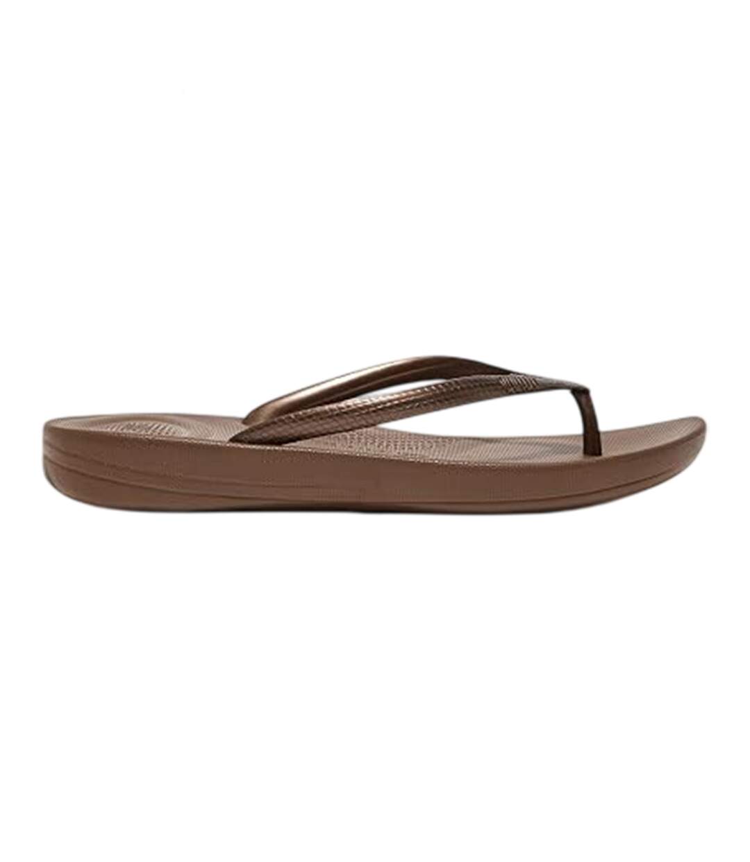 Tongs Motif/style Ergonomique Iqushion Femme Cuivré FitFlop-1