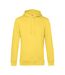 B&C Mens Organic Hooded Sweater (Yellow Fizz)