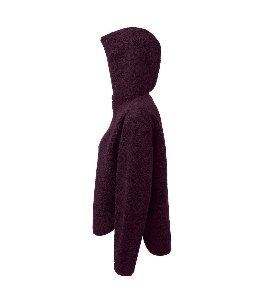 Sweat À Capuche Femme Pourpre TriDri-3