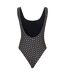 Maillot De Bain 1 Pièce Style Monogramme Mimi Femme Noir Boss-3