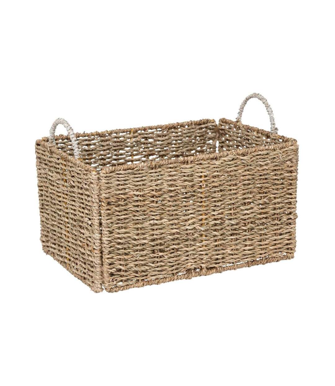 Lot de 3 Caisses Cagettes Déco Palm 38cm Beige-3
