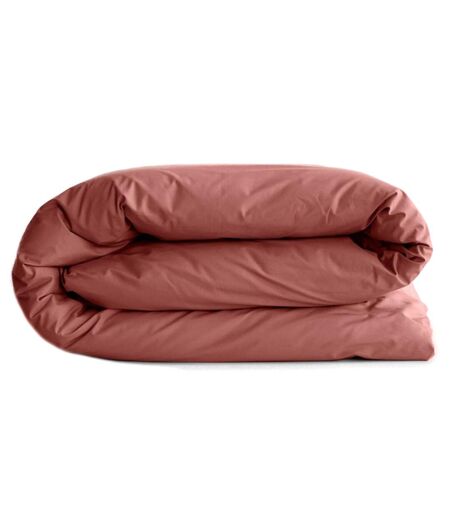 Housse de couette uni percale de coton MANOIR