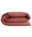 Housse de couette uni percale de coton MANOIR-1