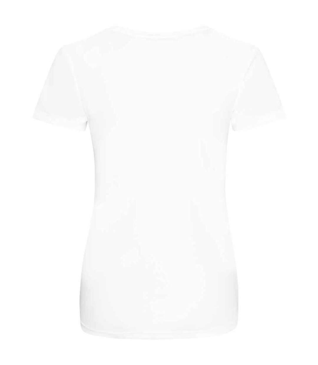 T-shirt cool smooth femme blanc arctique Awdis-2