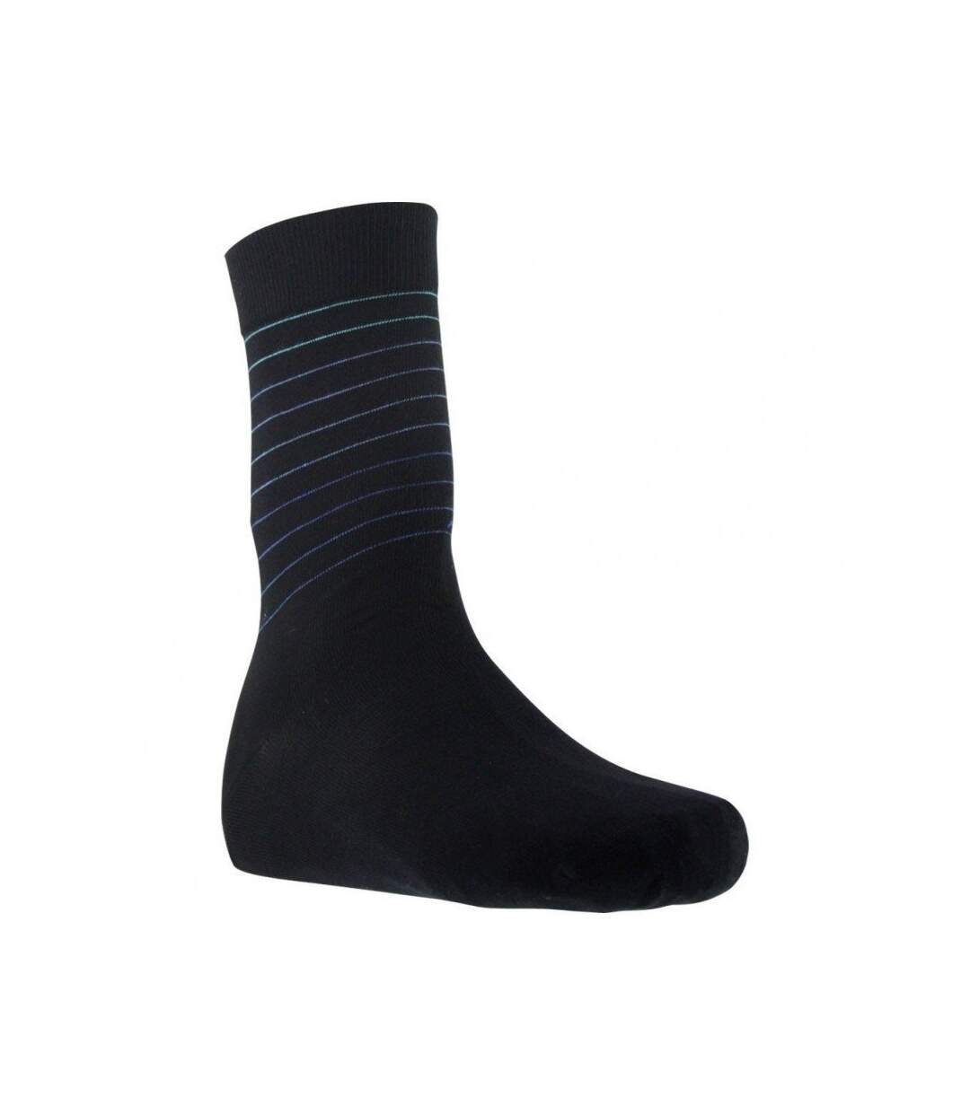 ATHENA Chaussettes Homme Coton DEGRADEES Noir