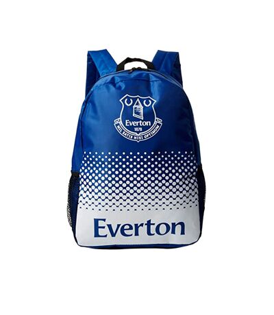 Everton FC Official Fade Crest Design Soccer Knapsack (Blue/White) (One Size)