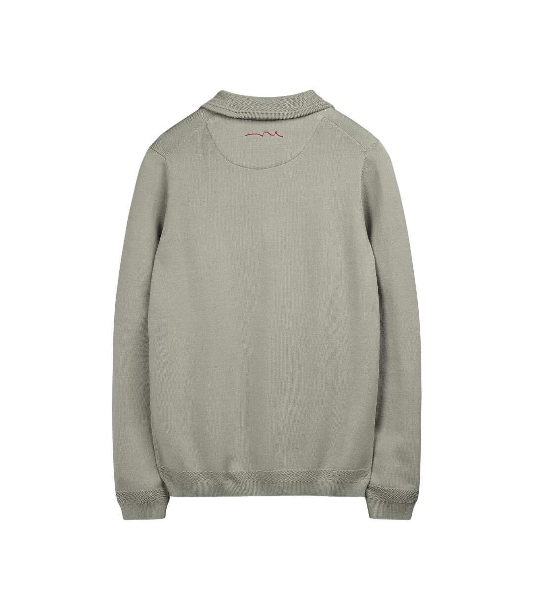 Pull 1/4 zip vert homme teddy smith marty 2-2