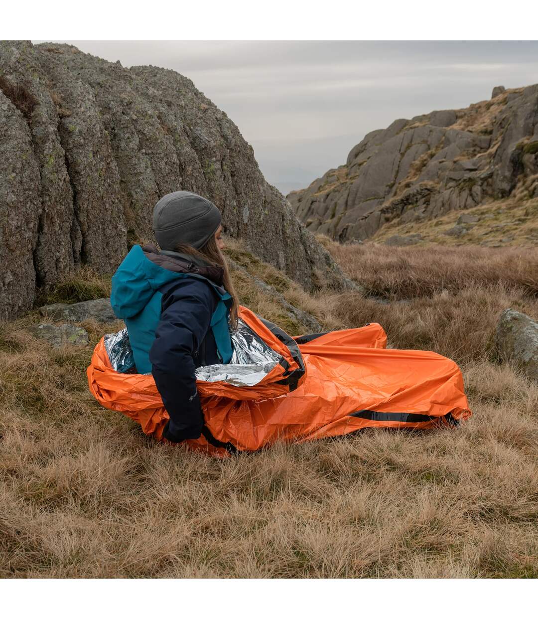 Emergency Bivi Reflective Shelter Lightweight Hiking Survival Outdoor Size (One Size)-4