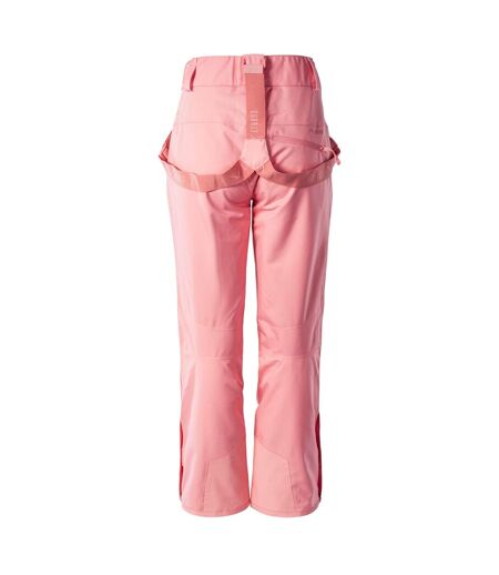 Womens/ladies Leanna Ski Trousers Flamingo Pink Dusty Rose Elbrus