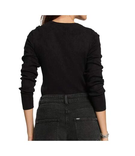 Pull noir femme morgan jauge