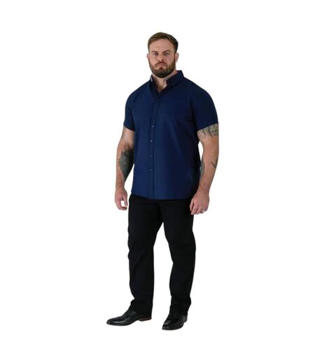 Mens James D555 Oxford Kingsize Tall Shirt Navy Duke