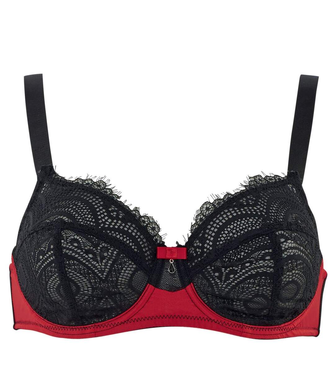 Soutien-gorge grand maintien noir Abyme