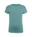 Womens/ladies American U T-shirt Grey Melange Harvest-1