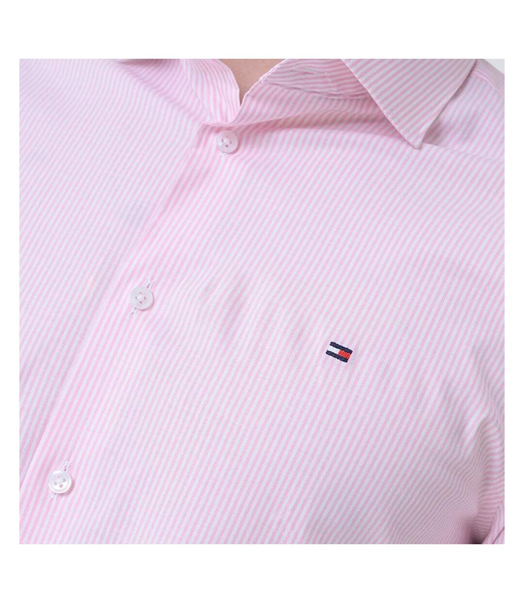 Chemise rose homme tommy hilfiger strch poplin-3
