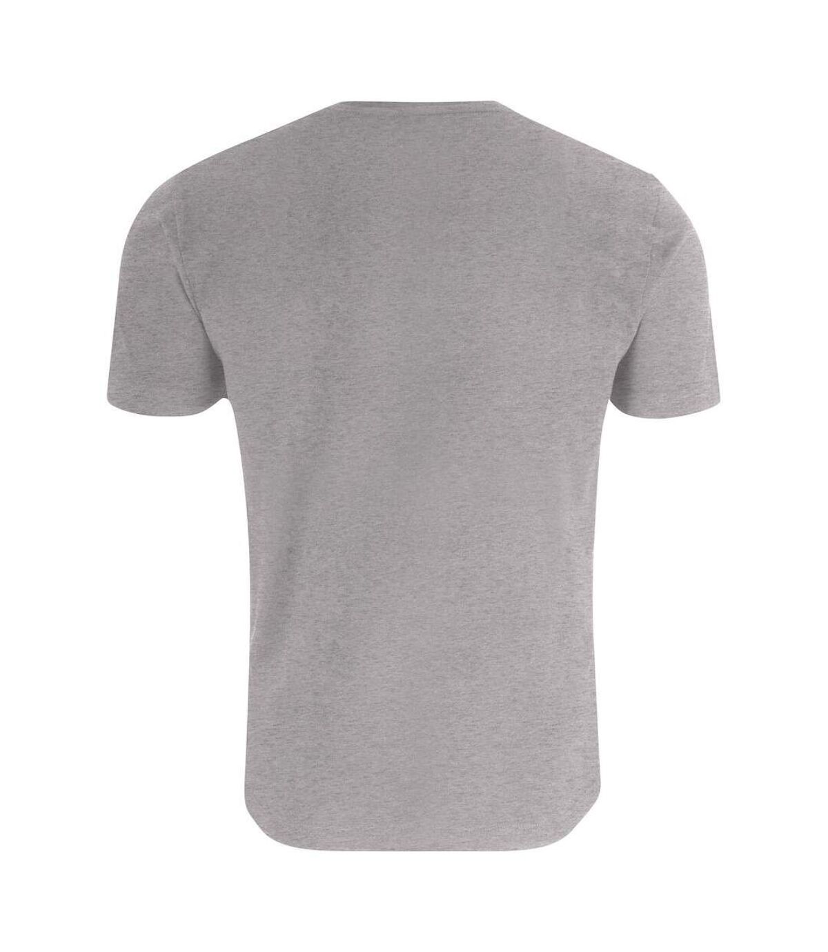 Clique Mens Premium Melange T-Shirt (Grey Melange)