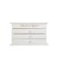 Boîte à Bijoux Vitrée 3 Tiroirs Charme 25cm Blanc-2