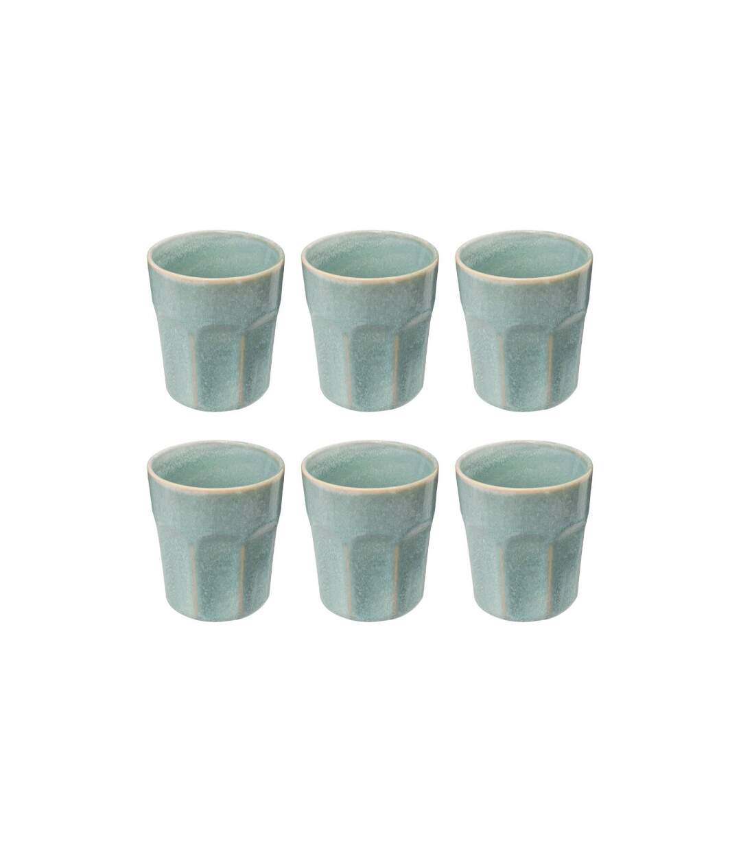 Lot de 6 Mugs Design  Roma 30cl Bleu Clair-1