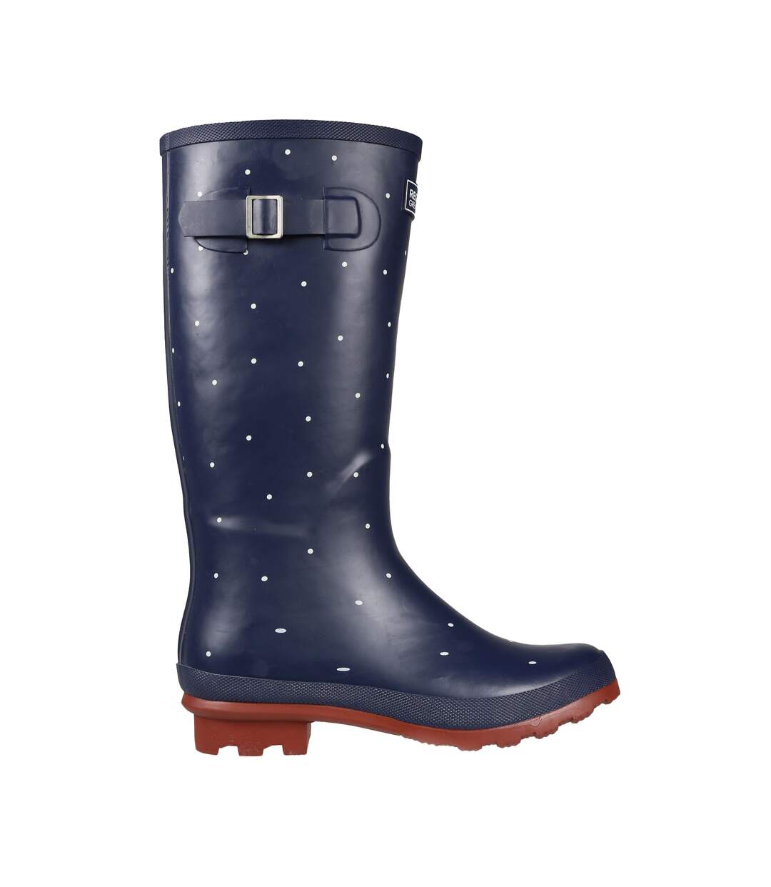 Bottes De Pluie Fairweather Femme Bleu Marine Rouge Foncé Regatta-3