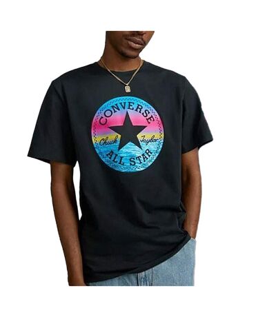 T-shirt noir homme converse standard chuck patch fill - l