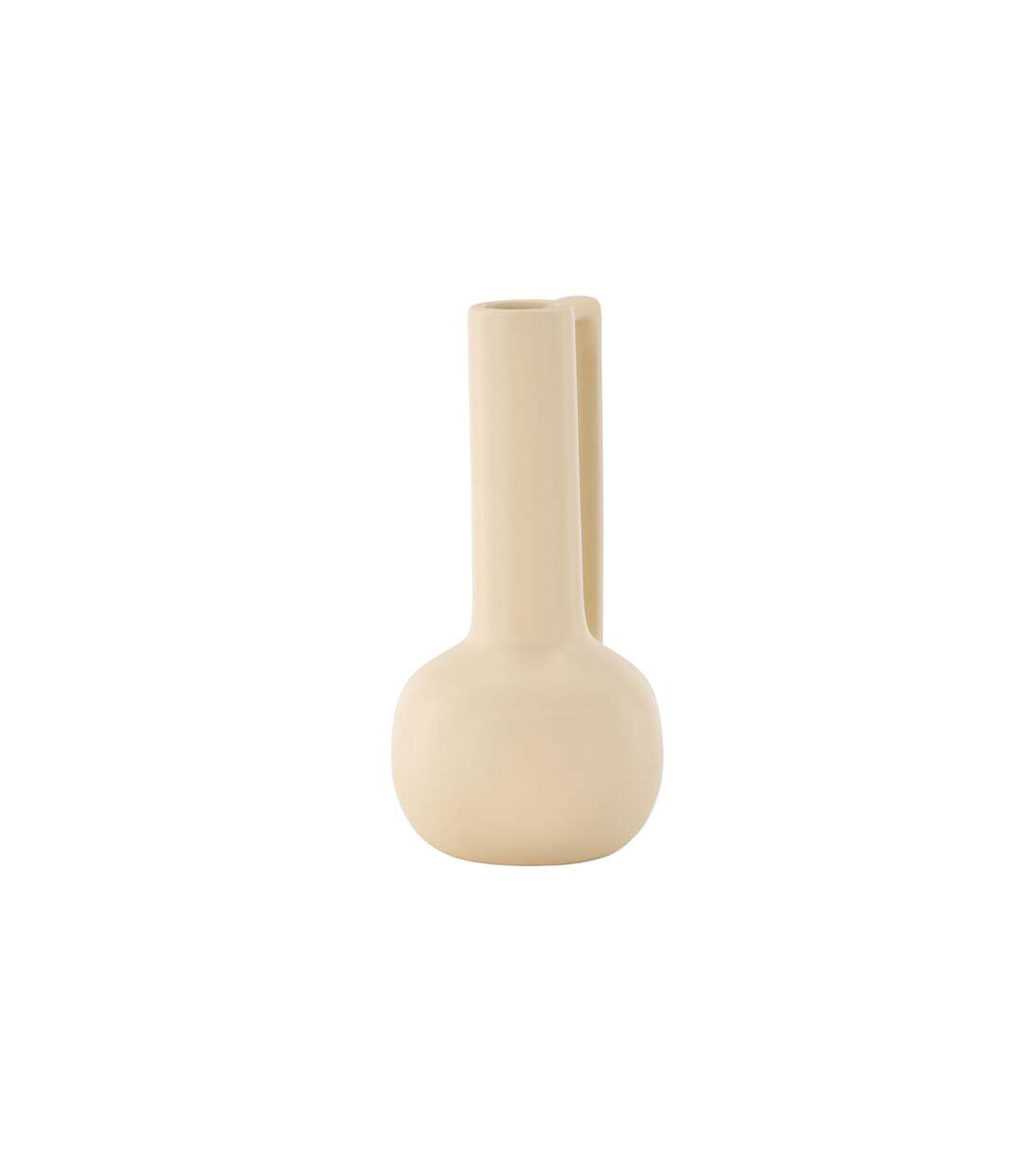 Vase Design en Céramique Allis 36cm Jaune-4