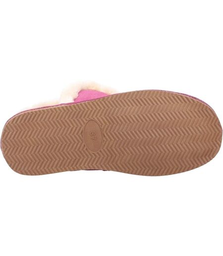 Hush puppies womens/ladies ashleigh suede slipper boots rose Skechers